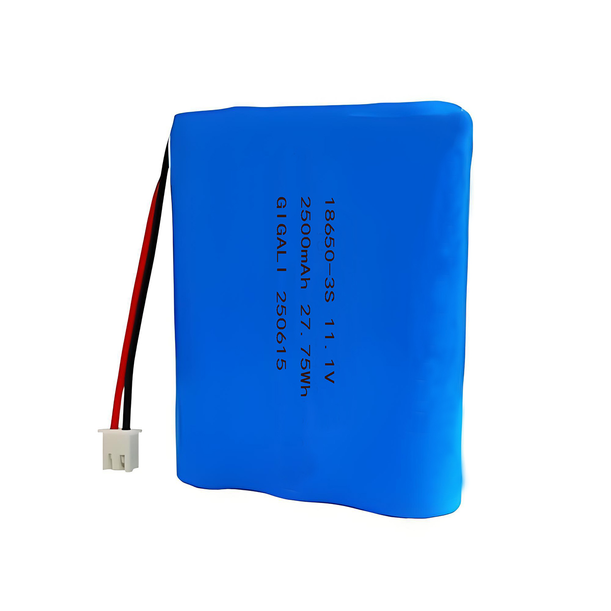 Gigalienergy 18650-3S1P 11.1V 2.5Ah battery pack